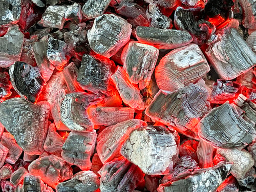 Preview: Close up view of hot coal