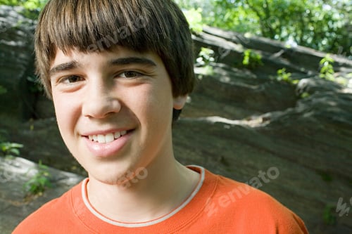 Preview: Portrait of a teenage boy