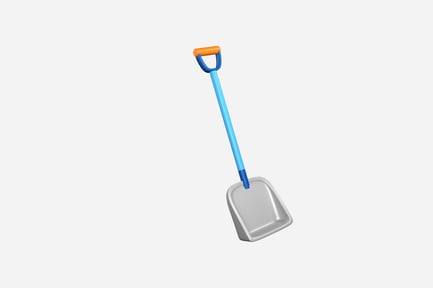 Preview: Soil Shovel 3D illustration