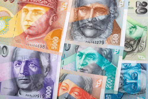 Preview: Slovak koruna, a background