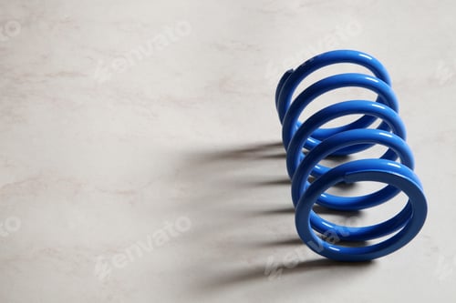 Preview: new metal springs texture background