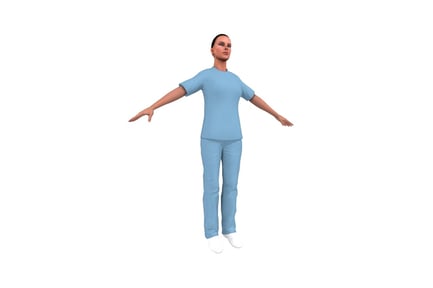 Preview: Woman with outstretched arms