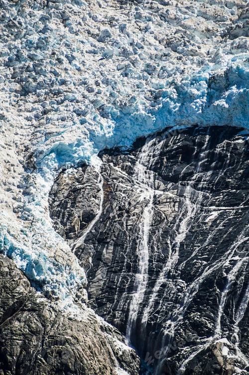 Preview: Glaciar Rio Blanco, a glacier in Los Glaciares National Park, El Chalten, Patagonia, Argentina, Sout