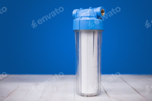 Preview: Household flask filter for water purification from mechanical impurities.