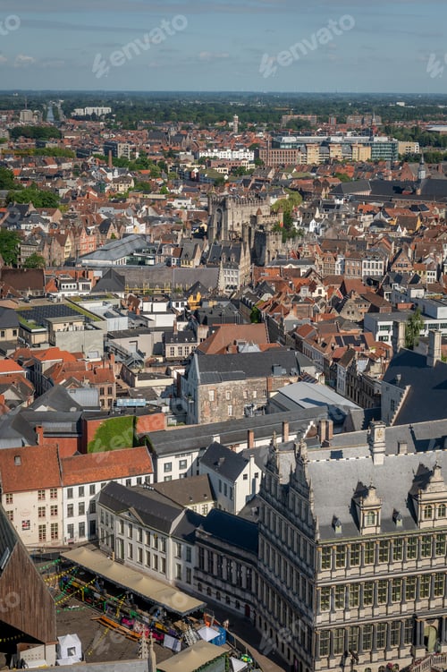 Preview: Rooftop Perspective Over Ghent Old Town