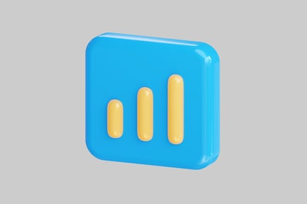 Preview: Blue statistics box