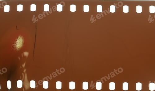 Visualização: Sobreposição de fita adesiva de filme queimado antigo.