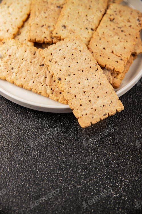 Preview: cracker whole grain healthy food durum wheat cookies tasty snack fresh gourmet food