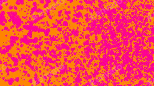 Preview: Neon pink and orange with spatter brush color gradient background.