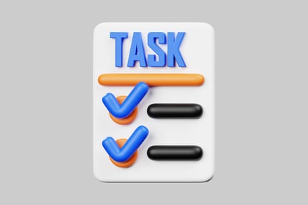 Preview: Colorful task checklist board
