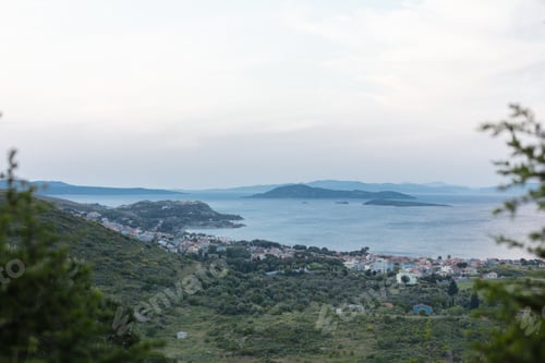 Visualização: Foto de paisagem de um litoral