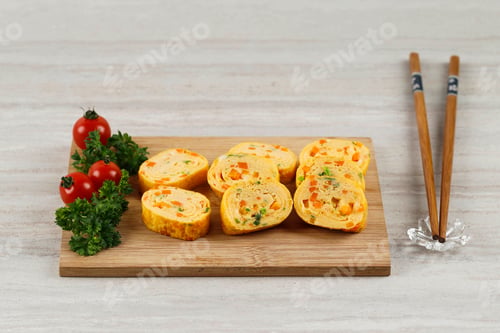 Preview: Gyeran Mari Korean Rolled Egg, Variety of Banchan Side Dish