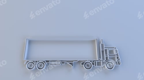 Preview: Abstract representation of a vehicle on the paper