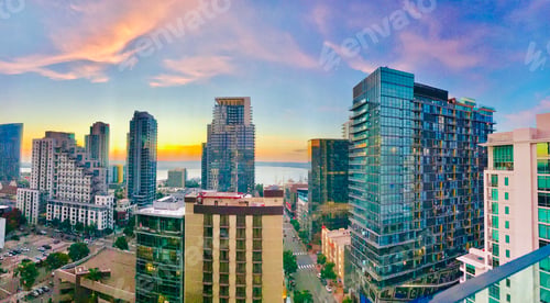 Preview: Big city view of San Diego California