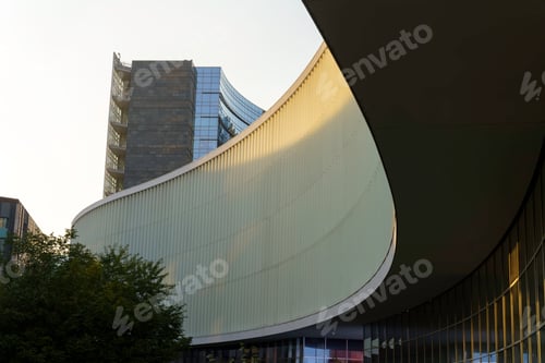 Preview: Milan, Italy: modern buildings at Gae Aulenti square