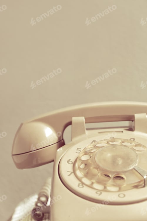 Preview: retro rotary dial telephone