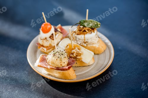 Preview: Set of pinchos on the table