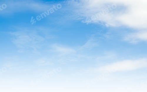 Preview: Sky cloud blue nature background paronama