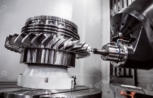Preview: Metalworking CNC milling machine.