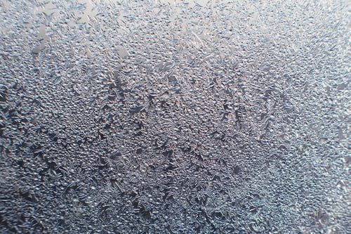 Preview: snow pattern on the glass from frost