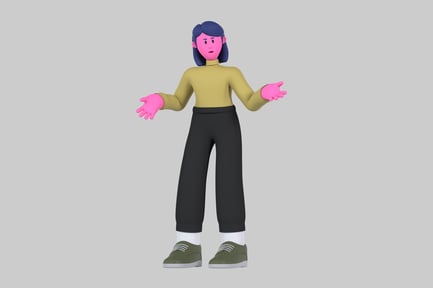 Preview: Stylized Woman Character