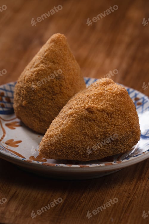 Preview: Two Sicilian Arancini on Plate