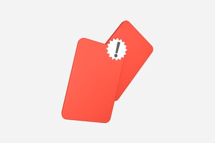 Preview: Red Card 3D Illustration