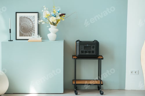Preview: portable power station at home interior