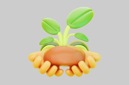 Preview: Hands Cradle a Seedling