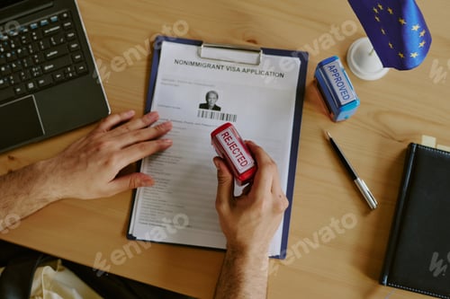Preview: Reviewing Nonimmigrant Visa Application with Decision Stamps