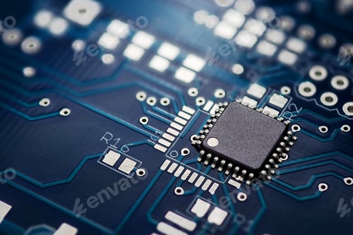 Preview: Printed circuit board and chip