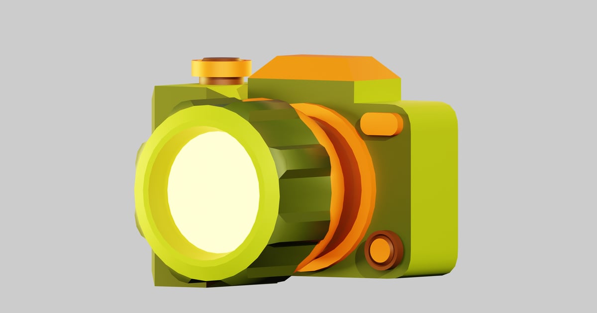 Toon camera for adventure journaling 3D, Incl. adventure & cartoon - Envato