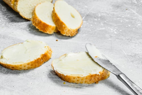 Preview: Breakfast. Butter sandwich.