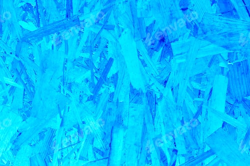 Preview: Textured compressed wooden panel in blue tone. Recycled material