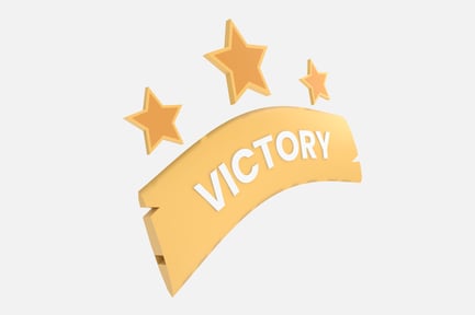 Preview: Victory Fireworks 3D Illustration
