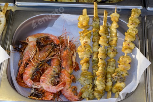 Preview: Grilled seafood at a street food festival
