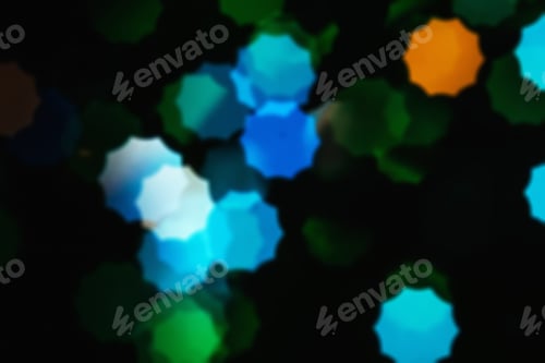 Preview: Nature Pattern- Light Bokeh Background. Celebratory Mood Magic Effect. Decorations Holiday- Design