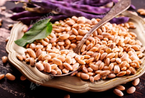 Preview: dried beans texture. Food background. Close up. Bean background and textured. Background of bean.