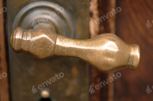 Preview: Ancient Brass Door Handle