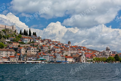 Preview: Sibenik, Croatia view from the sea