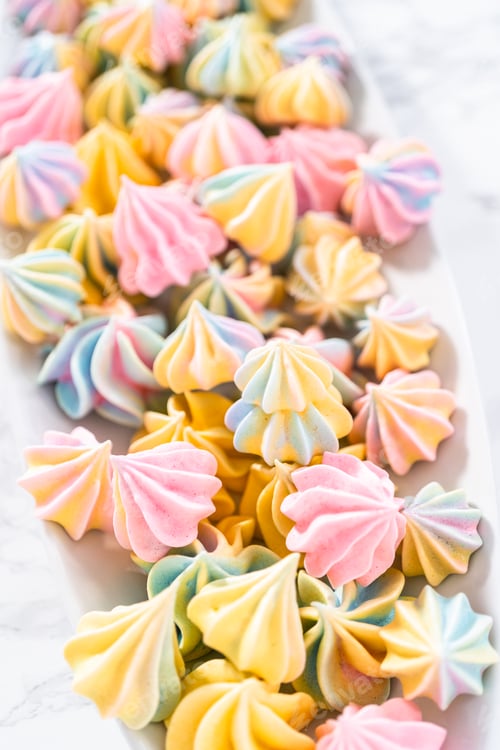 Preview: Unicorn meringue cookies