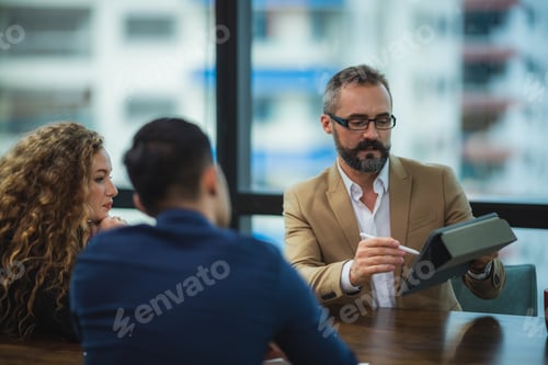 Preview: Group of Business People Diverse Brainstorm Meeting Concept, Working in the Office Concept