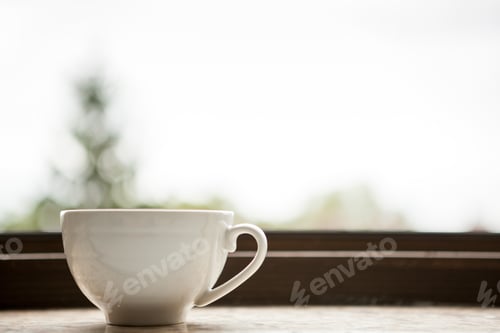 Preview: Coffee mug on a window sill