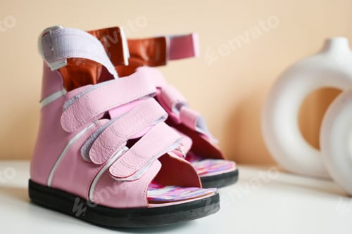 Preview: cerebral palsy disability shoe on table
