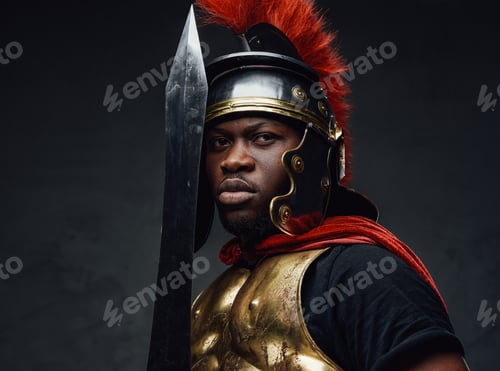 Preview: Portrait of roman soldier of african descent