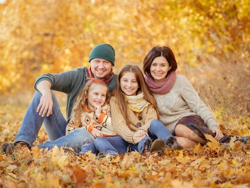 Preview: Family in autumn park