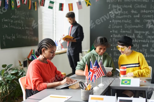 Preview: Students using Tablets in Class