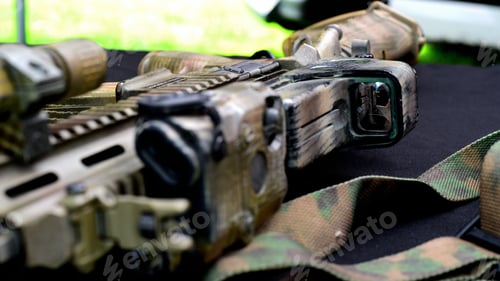 Preview: Selective focus of a gun