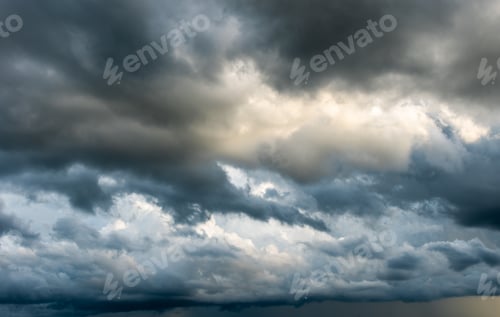 Preview: colorful dramatic sky with cloud at sunset.