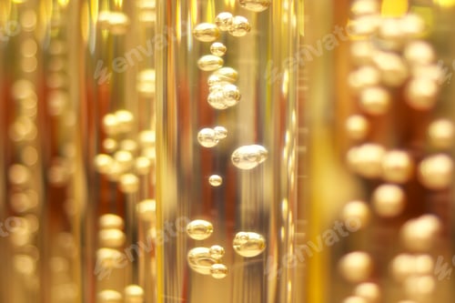 Preview: Gold background bubble texture